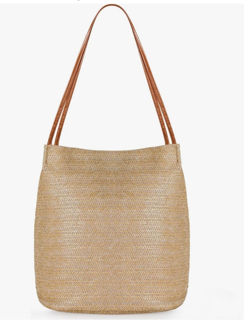 Straw Beach Bags for Women, Beach Tote Shoulder Handbag Bag for Women